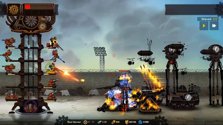 Steampunk Tower 2 Defense Game screenshot