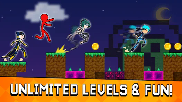 Stickman Parkour screenshot