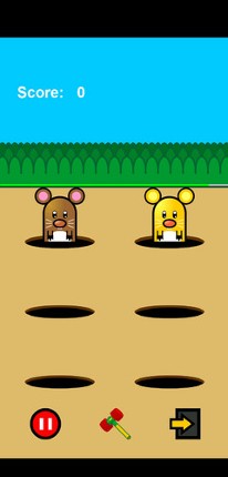Whack a mole screenshot