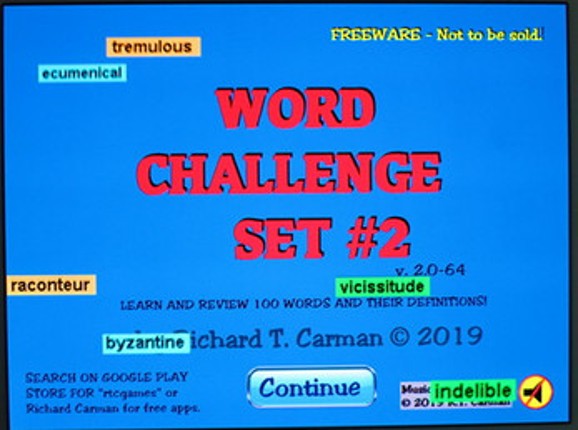 Word Challenge - Set 2 screenshot