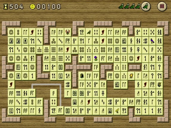Mahjong: The Curse of Ra screenshot
