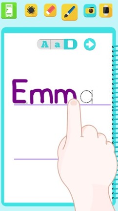 Name Play: a name reading and writing practice kit screenshot