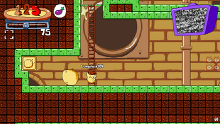 Pizza Tower Network Eggplantified Image