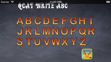 QCat -  Write alphabet ABC Image