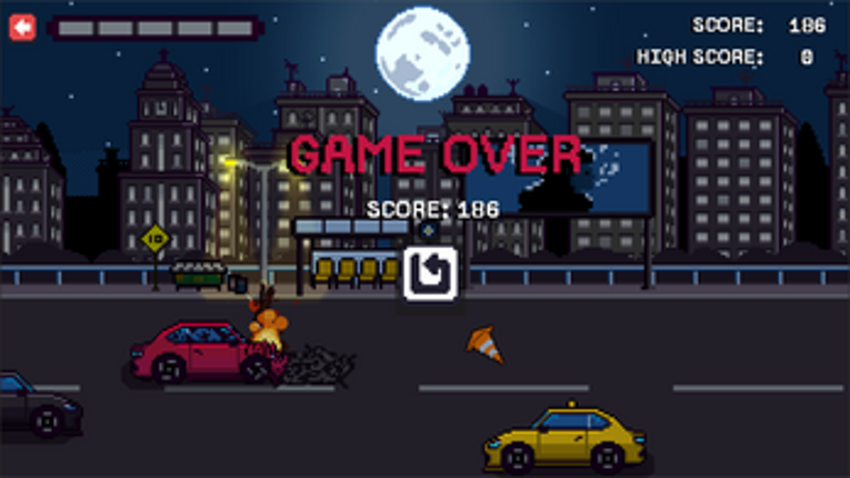 Racing under the moon Image