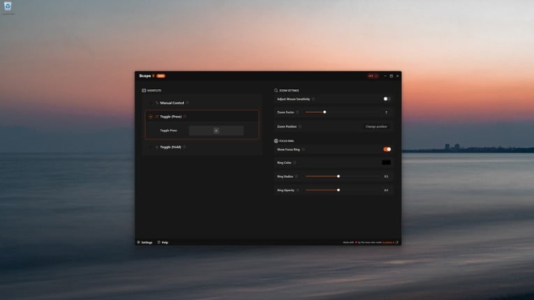 Scope X screenshot