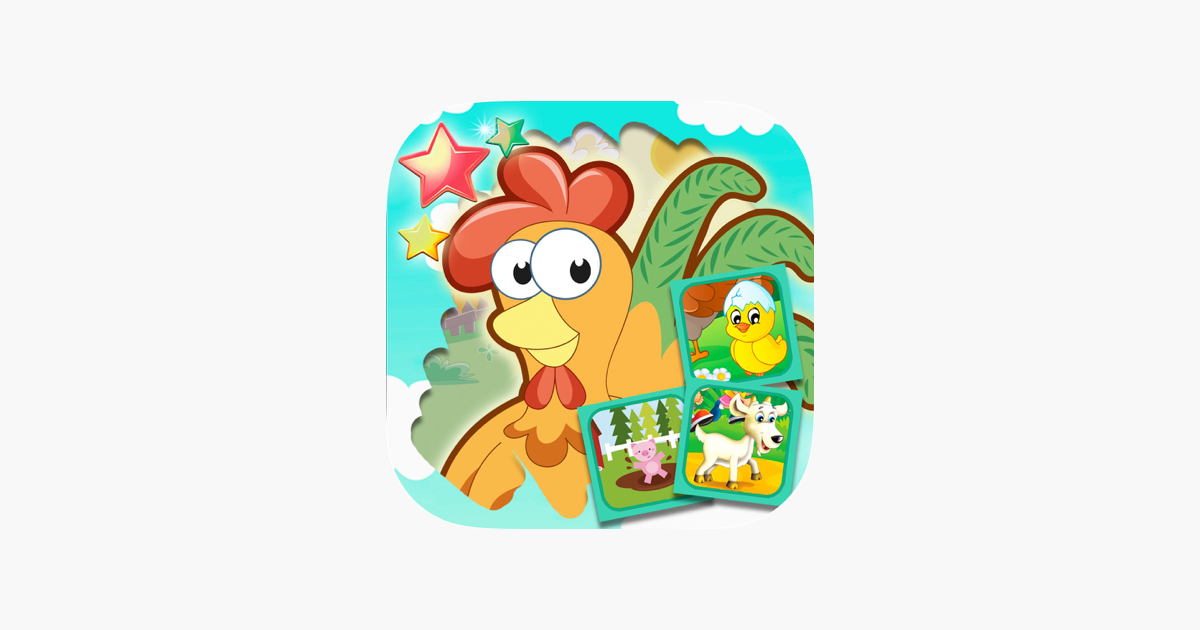 Games like Scratch farm animals &amp; pairs game for kids
