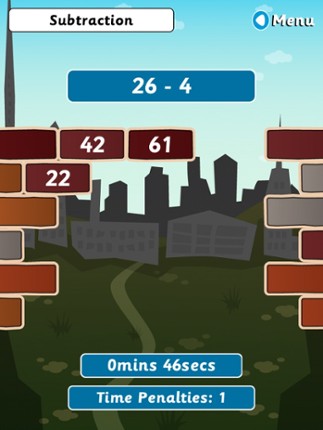 Wipeout Wall for iPad (Addition &amp; Subtraction) Image