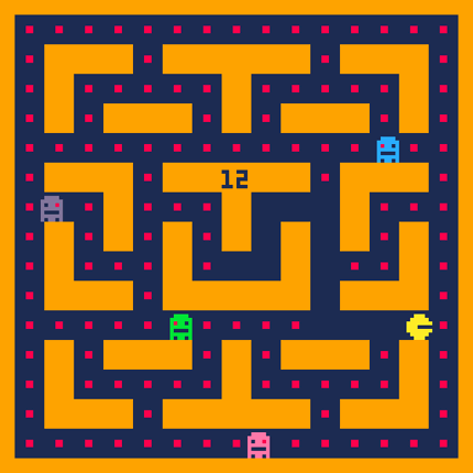 1K Puck Man #Pico1K screenshot