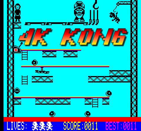 Games like 4K Kong (Oric)