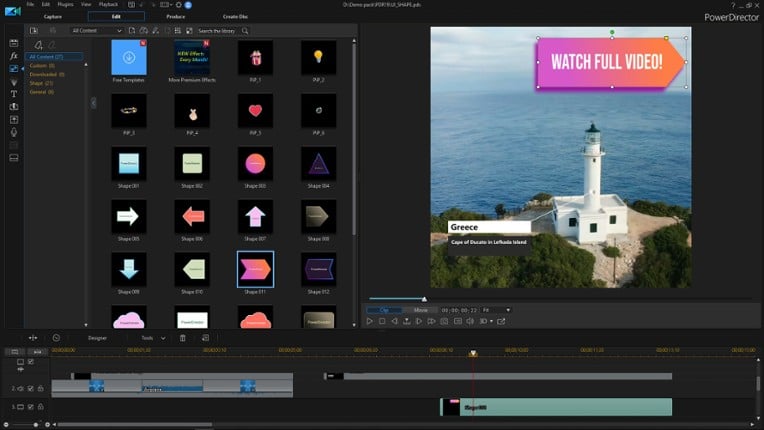 CyberLink PowerDirector 18 Ultra - Video editing, Video editor, making videos screenshot