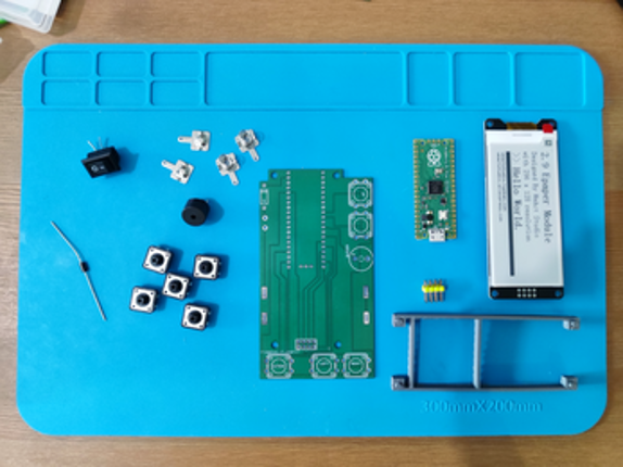 David & John /ᐠ.ꞈ.ᐟ\ Game & Watch - Raspberry Pi PICO - E Paper - Video Game Handheld Console screenshot