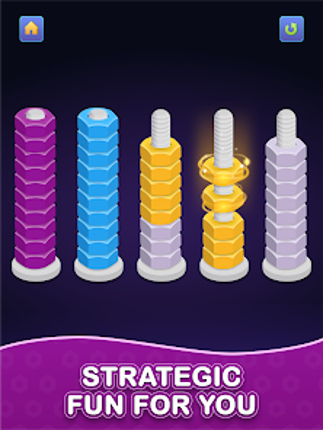 Nuts & Bolts - Color Sort Game screenshot