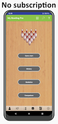 My Bowling Scoreboard Pro screenshot