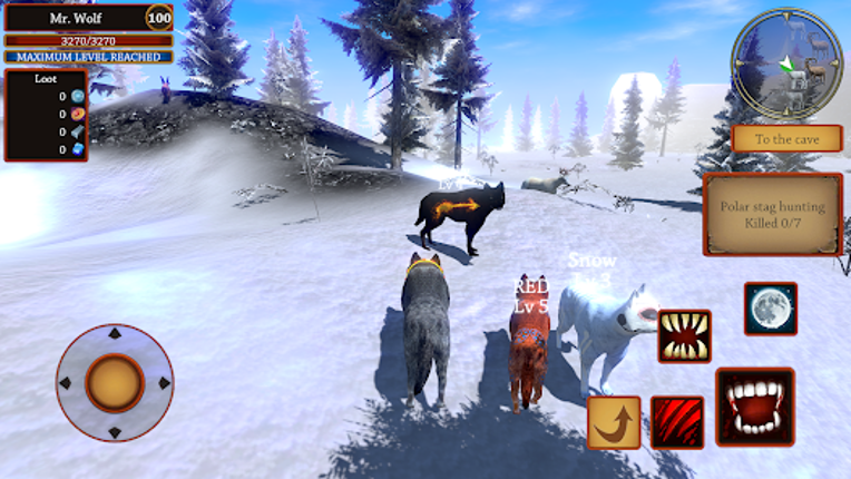 Wolf Simulator - Animal Games screenshot