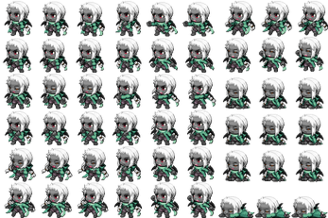 Vampire Girl Sprite Image