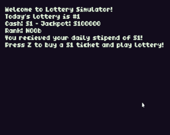 Lottery Simulator Game Cover