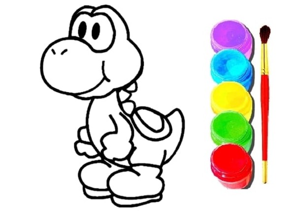 Mario Coloring Book Image