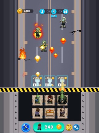 Merge Zombie Clash screenshot