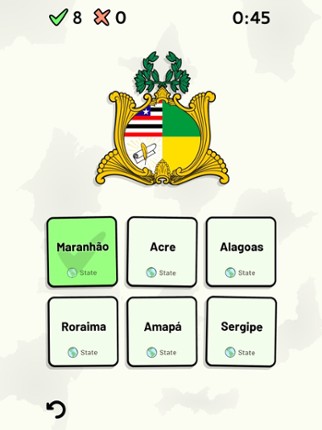 States of Brazil Quiz screenshot