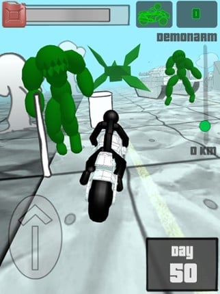 Stickman Zombie: Bike Racing screenshot