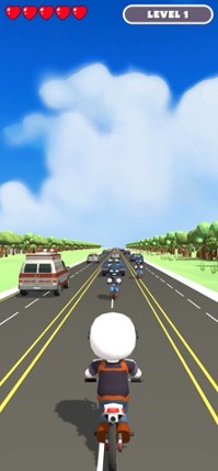 Traffic Chase - Moto Shooting screenshot
