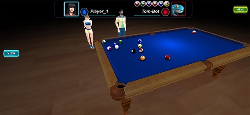 8 Ball Billiard Games : 9 Ball Image