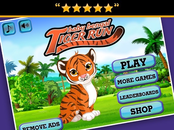 Baby Bengal Tiger Run : A Happy Day in the Life of Fluff the Tiny Tiger screenshot