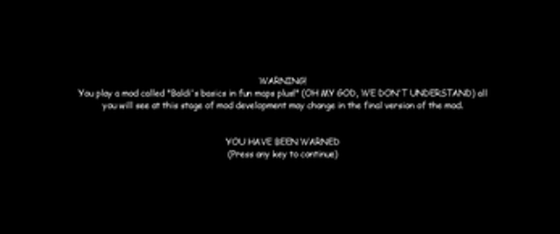 Baldi's basics in fun maps screenshot