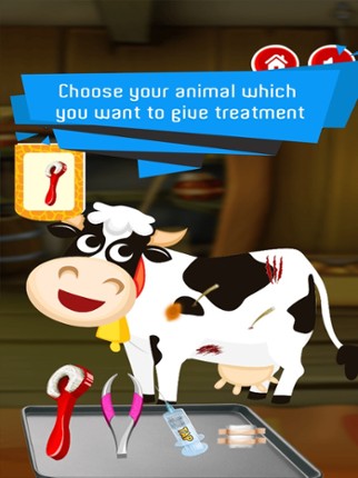 Cow Milk Game screenshot