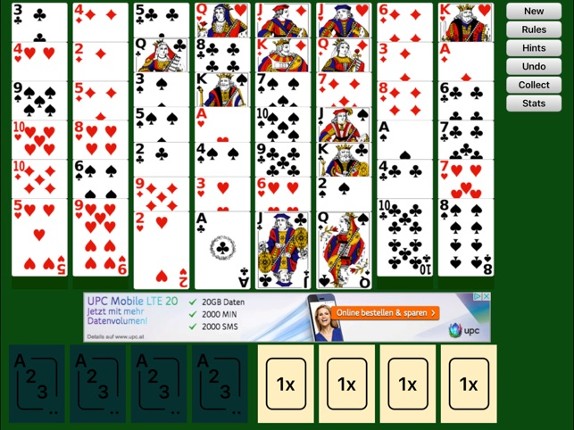 Free Cell Solitaire screenshot