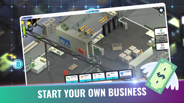 Bitcoin Factory Idle Miner BTC Image