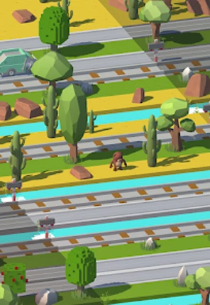 Fun Animal Rush: Coins Road 3D screenshot