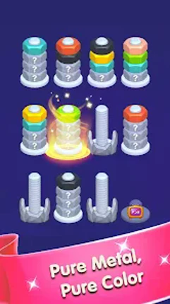 Steam Sort: Color Nut screenshot