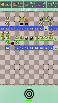 Bot and balls. Brick breaker Image