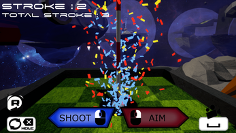 Galactic Mini-Golf Contest screenshot
