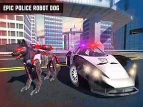 Police Robot Dog Chase Image