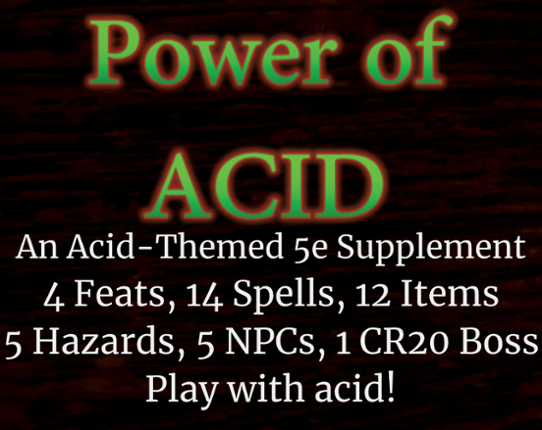 Power of Acid Image