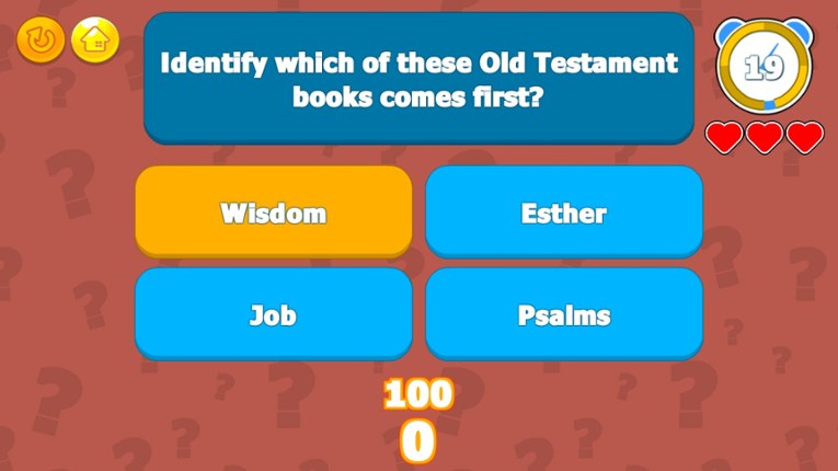 The Bible Trivia Challenge screenshot
