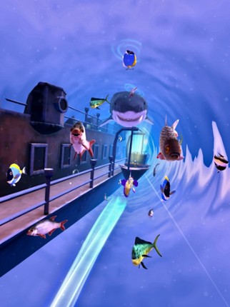 Blue Swirl: Endless Swimming screenshot