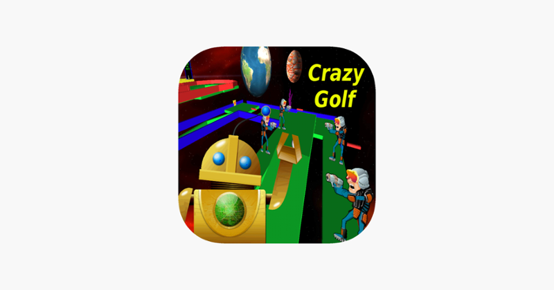 Crazy Golf in Space Pro Game Cover