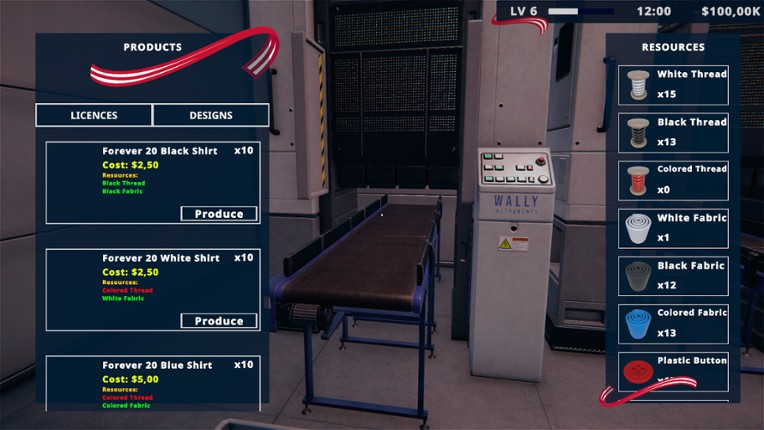 Factory Outlet Simulator screenshot