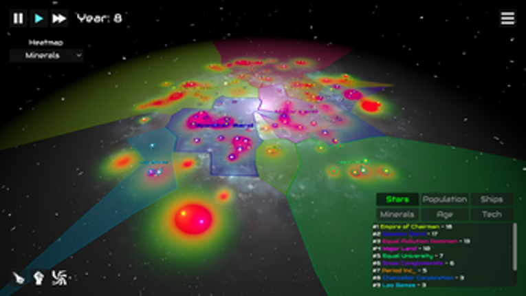 GalactiWar - Empire Simulator Image