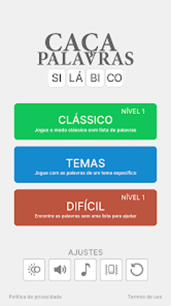 Caça-Palavras Silábico screenshot