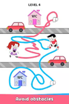 Toilet Rush Race: Draw Puzzle Image