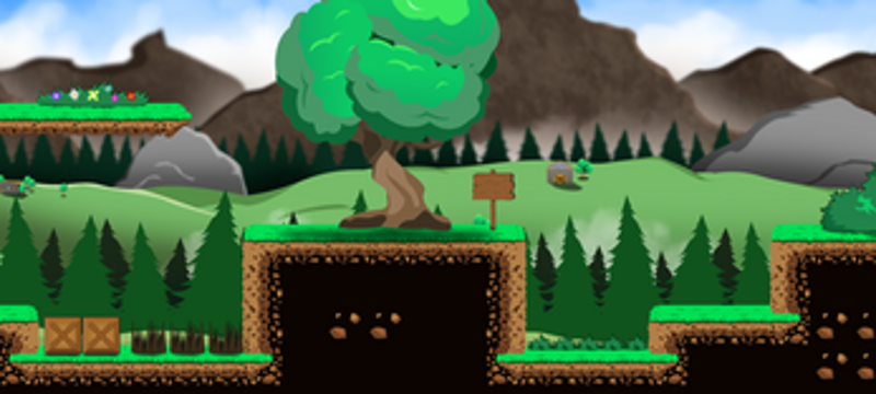 Adventure 2D Platform Tileset Image