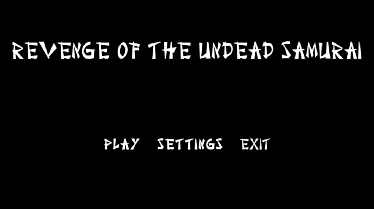 Revenge of the Undead Samurai Game Cover