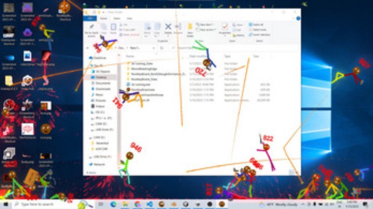 StickmanScreenSaver screenshot