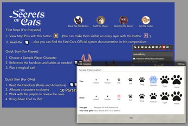 The Secrets of Cats • Foundry VTT Access Image