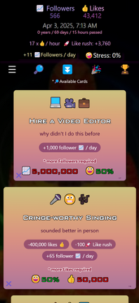 Idle Influencer screenshot